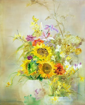 フラワーズ Painting - 美の規範 印象派の花